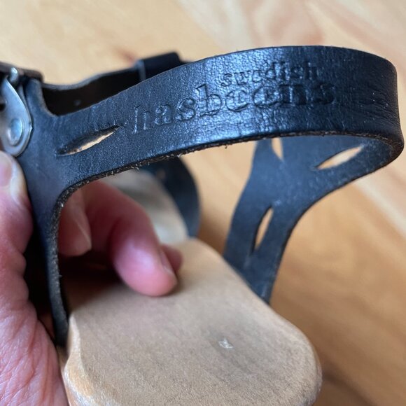 Hasbeen Swedish T-Strap Clogs - Picture 4 of 13